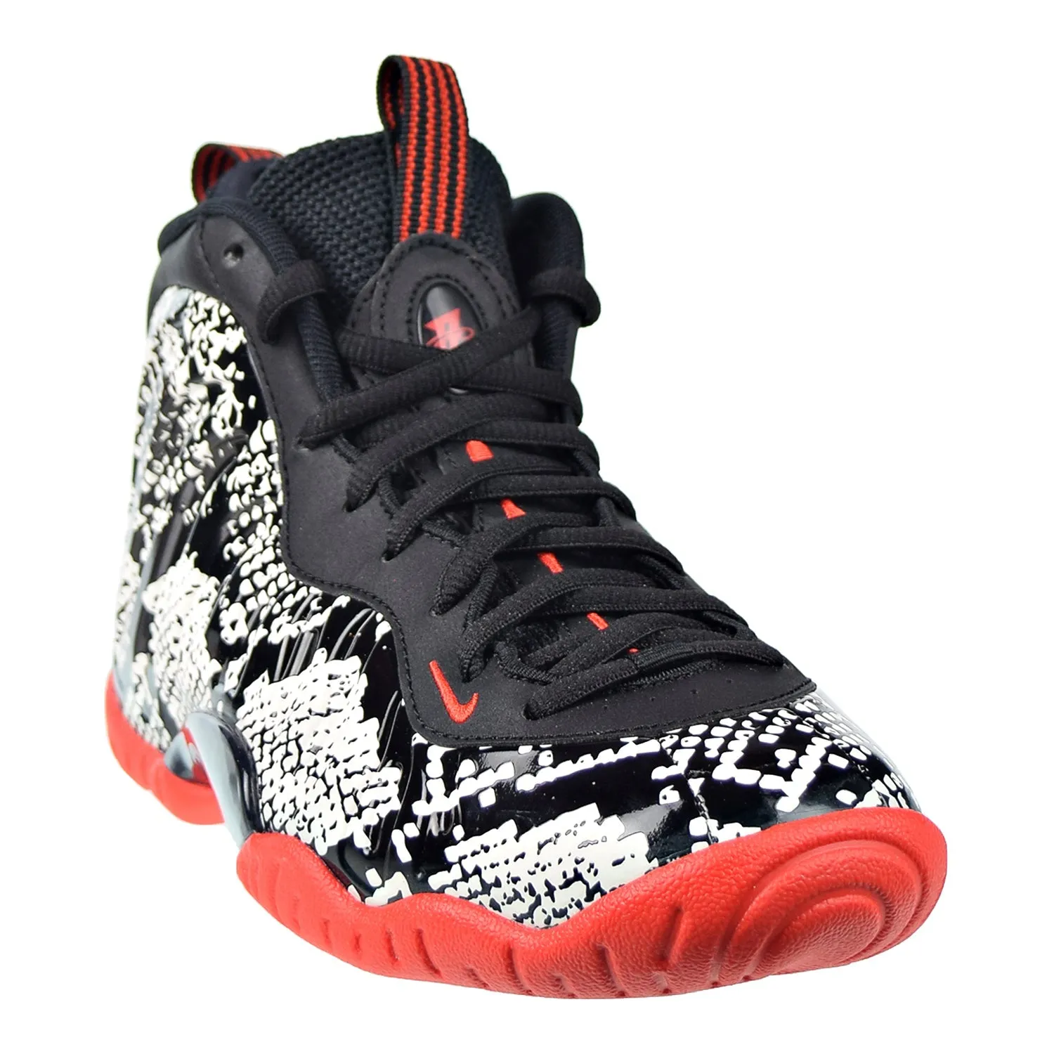 Nike Little Posite One (GS) Big Kids Shoes Sail/Habanero Red/Black