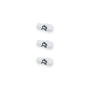 No Show Sock 3-Pack | White