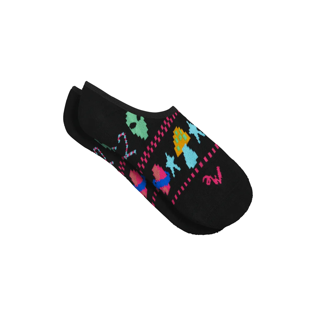 No Show Sock | Cosmic Mistletoe