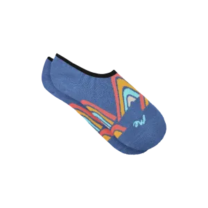 No Show Sock | Retro Rainbows