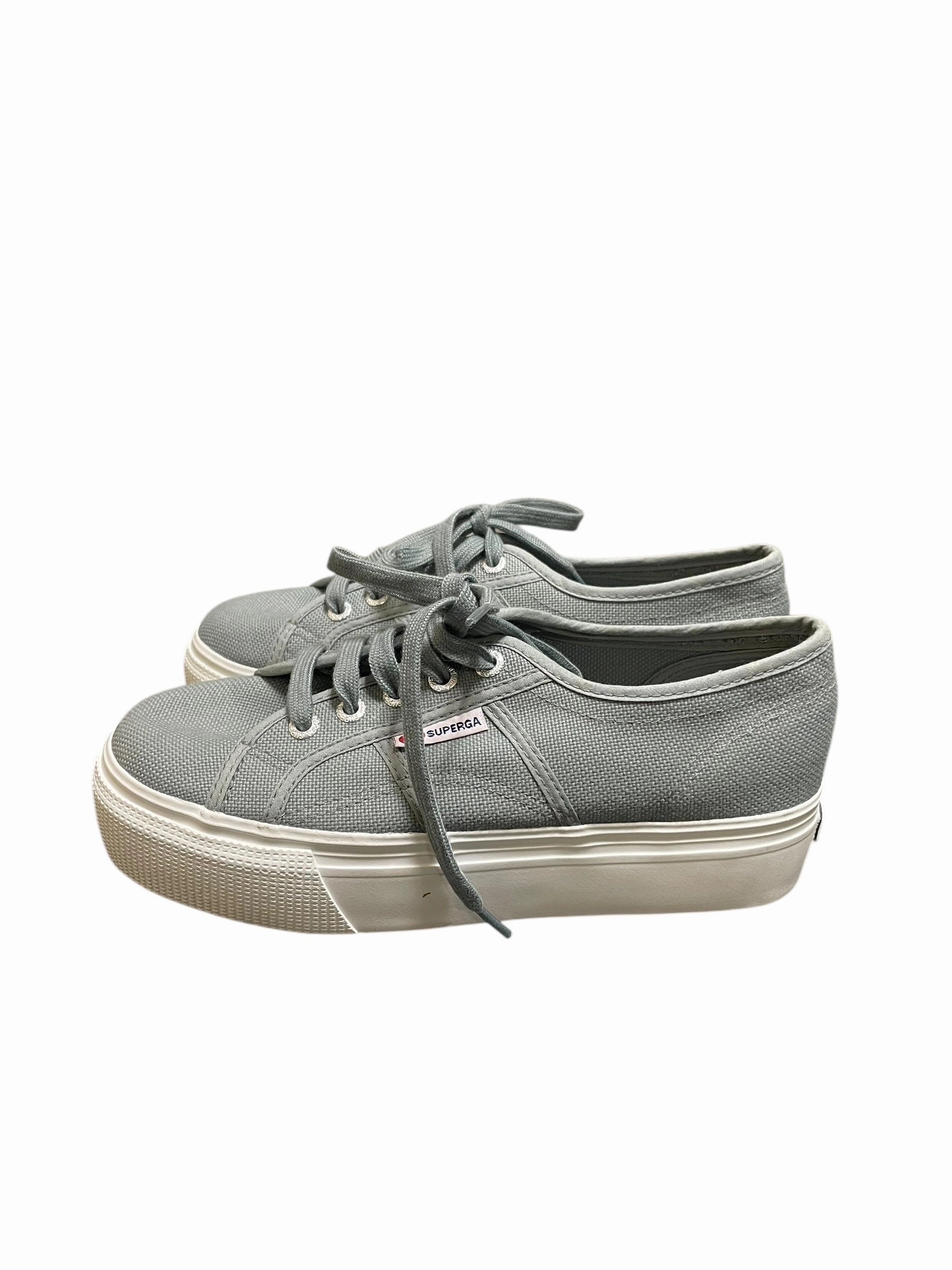 Shoes Sneakers By Superga In Green, Size: 7 Wear Resistant Outsole Urban Path