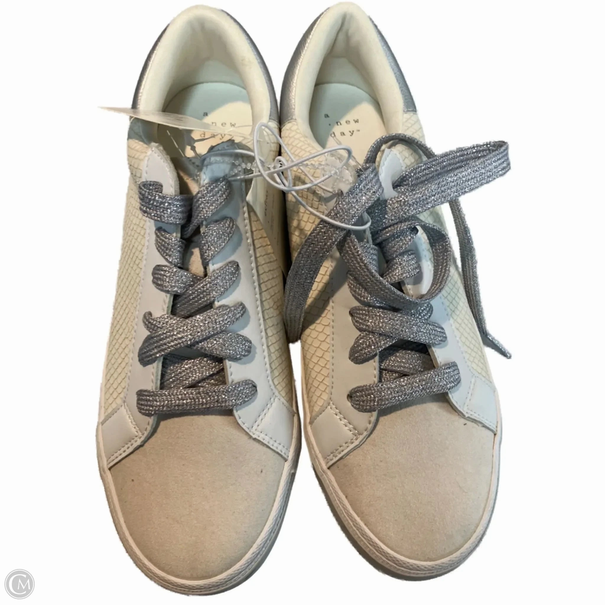 Flexible Lining Shoes Sneakers By A New Day In White, Size: 9.5