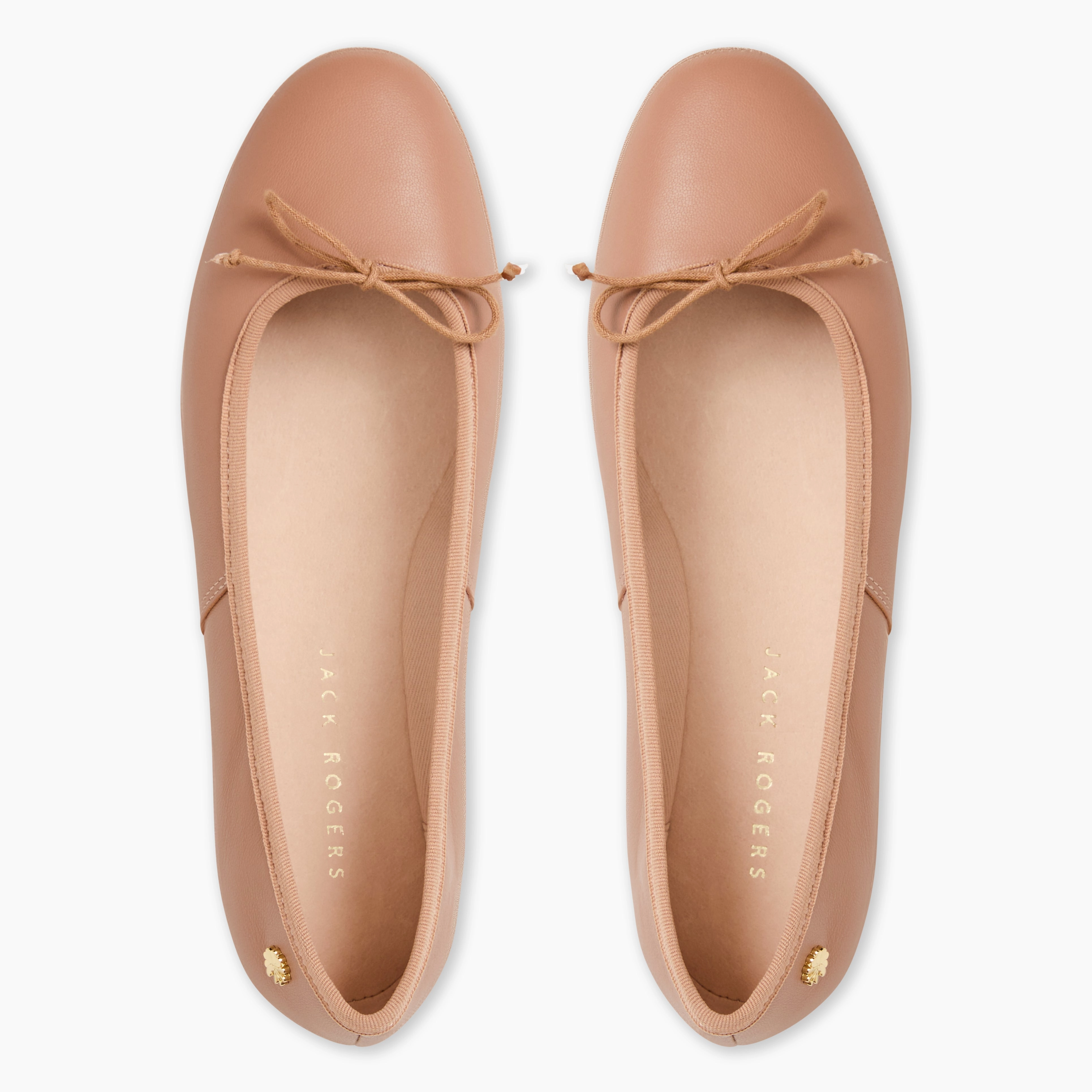 Bettie Leather Ballet Flat Picnic Spot Ring Time