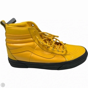 Shoes Sneakers By Vans In Yellow, Size: 8.5 Elastic Closure Air Circulation System