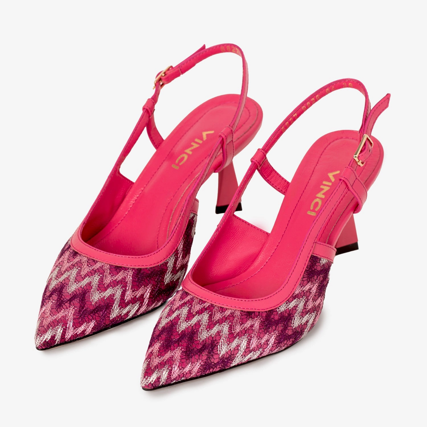The Napoli Fuchsia Leather Slingback Women Sandal Stylish Casual Shoes