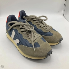 Breathable Form Shoes Sneakers By Veja In Blue & Grey, Size: 7