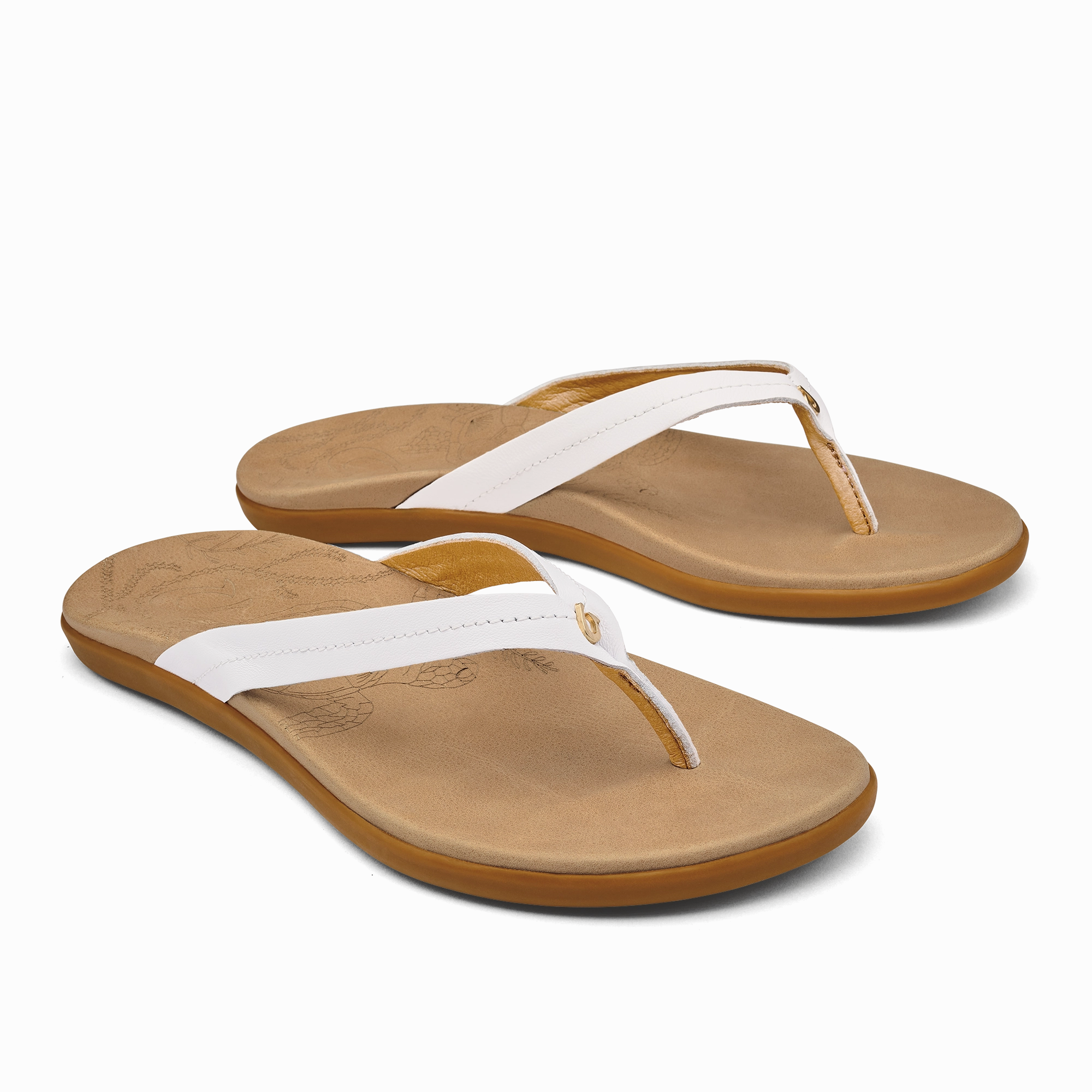 Urban Escape Foot Health Honu - Bright White / Golden Sand