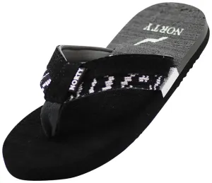 Norty Boys 11-4 Black Grey Sandals 19111