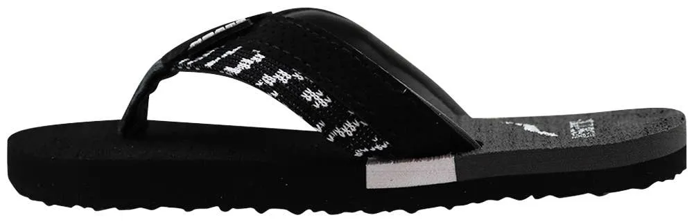 Norty Boys 11-4 Black Grey Sandals 19111
