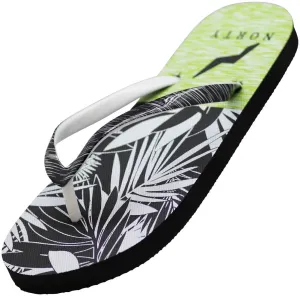 NORTY Womens 5-10 Black Palm Trees Sandal 22010B