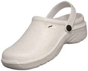 Norty Womens Slip On Clog White