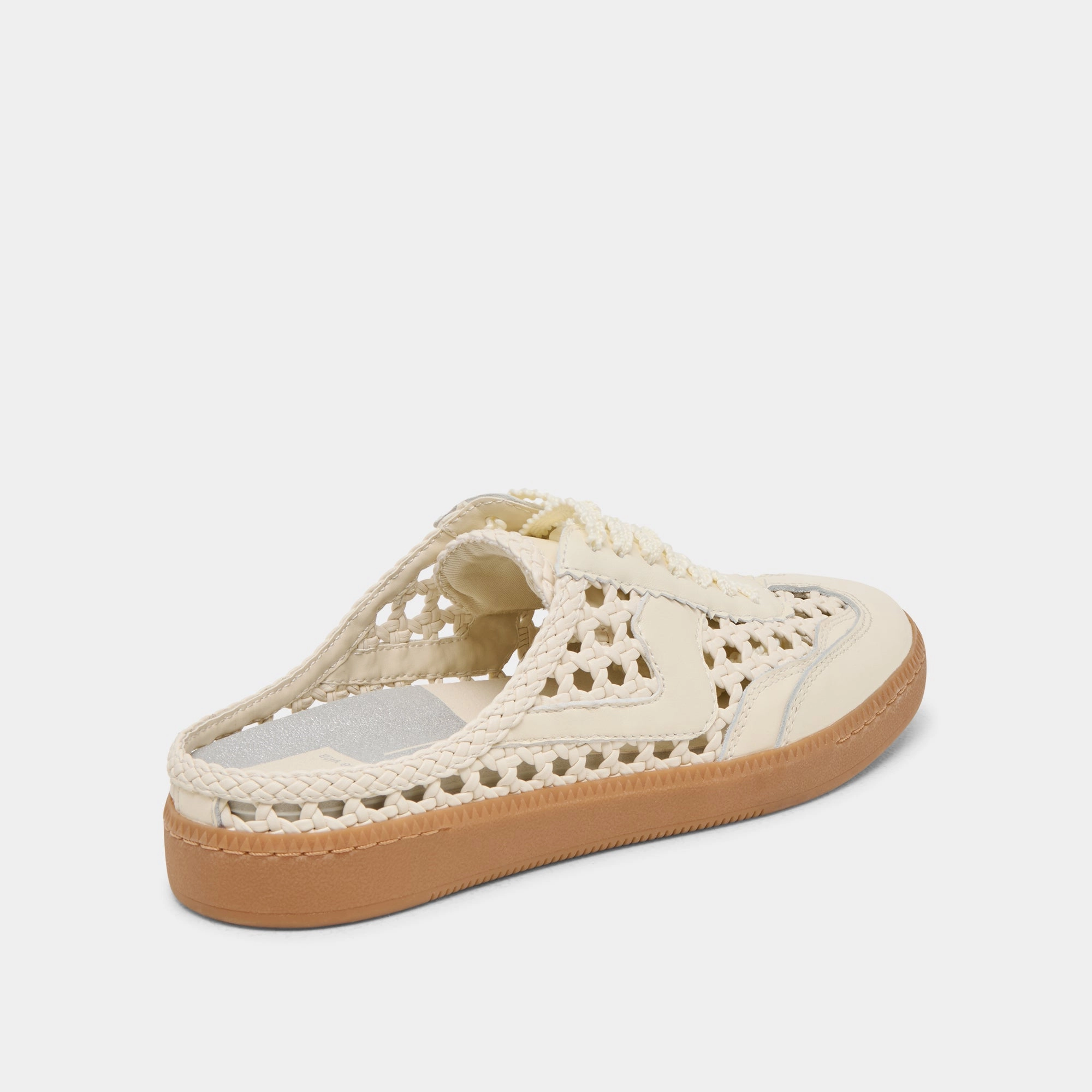 Chill Style NOTICE SLIDE WOVEN SNEAKERS OFF WHITE WOVEN STELLA
