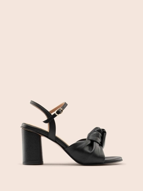 Noto Black Heel Mom Chic Party Guard
