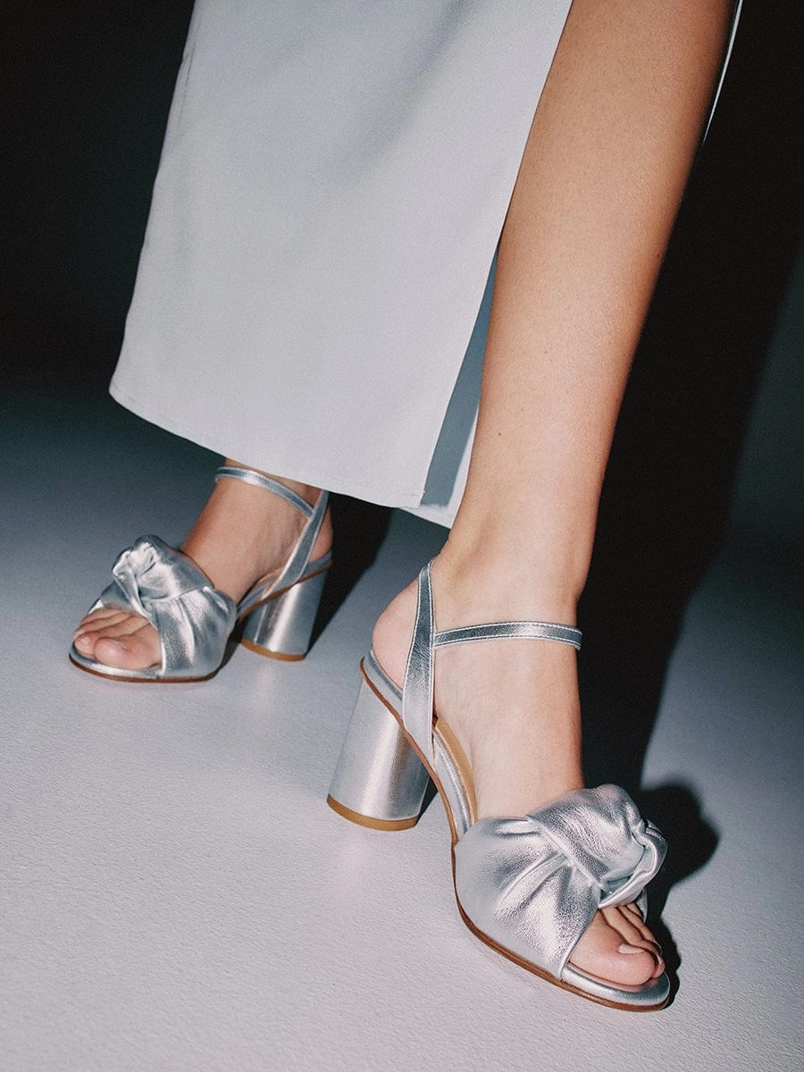 Noto Silver Heel Dressy Wear