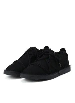 NUBUCK LEATHER RANDOM ROPE SHOES