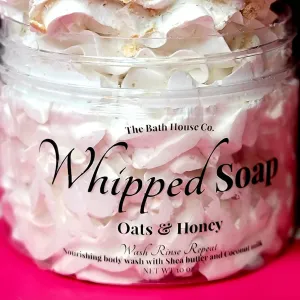 Oats & Honey Whipped Soap - 10 oz