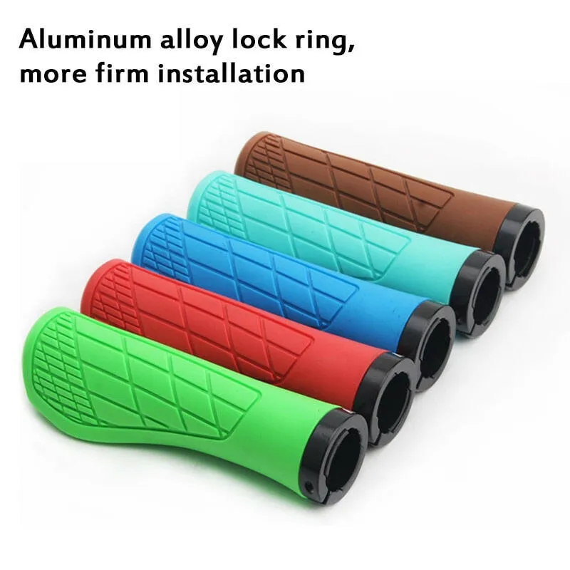 ODI Bicycle Grips Soft Silica Gel Mountain Bike Grips Ergonomics Mtb Cuffs Waterproof Mtb Bike Handle Lock on Bicycle Handles