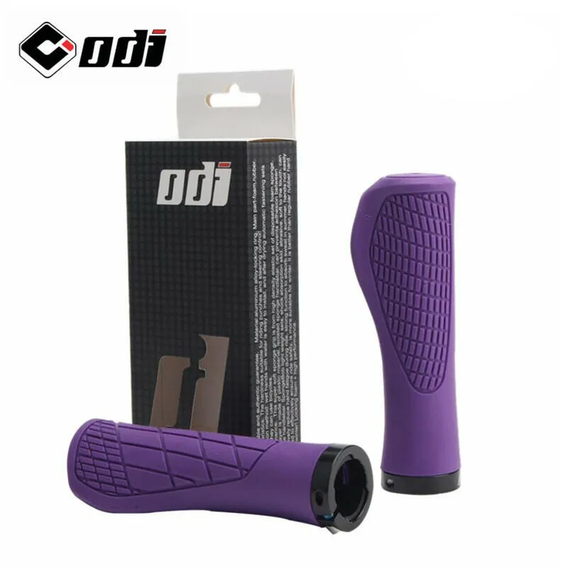 ODI Bicycle Grips Soft Silica Gel Mountain Bike Grips Ergonomics Mtb Cuffs Waterproof Mtb Bike Handle Lock on Bicycle Handles
