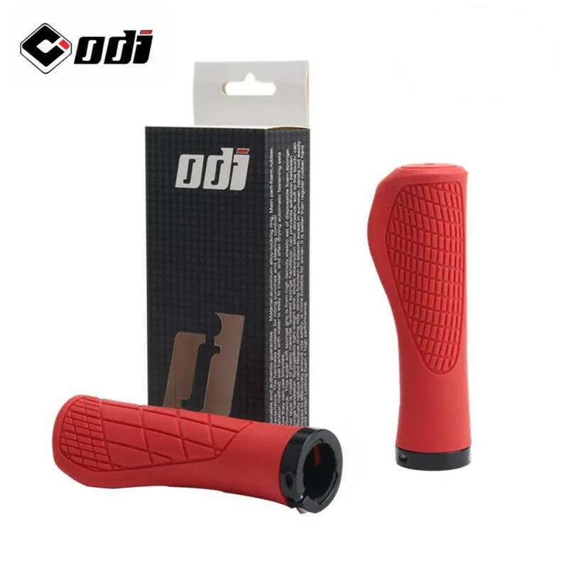 ODI Bicycle Grips Soft Silica Gel Mountain Bike Grips Ergonomics Mtb Cuffs Waterproof Mtb Bike Handle Lock on Bicycle Handles