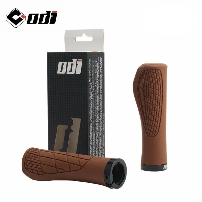 ODI Bicycle Grips Soft Silica Gel Mountain Bike Grips Ergonomics Mtb Cuffs Waterproof Mtb Bike Handle Lock on Bicycle Handles