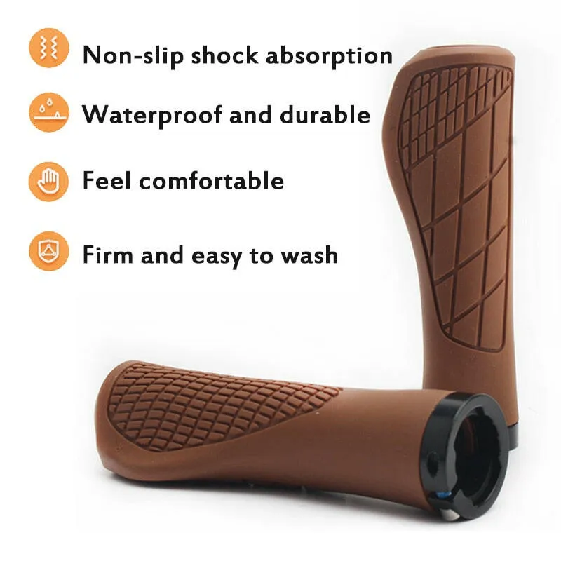 ODI Bicycle Grips Soft Silica Gel Mountain Bike Grips Ergonomics Mtb Cuffs Waterproof Mtb Bike Handle Lock on Bicycle Handles