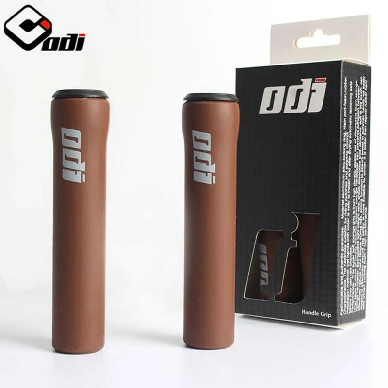 ODI MTB Bicycle Handlebar Grips Pure Silicagel Ultralight 96g Anti-skid Shock-absorbing Mountain Balance Folding Bike Soft Grip