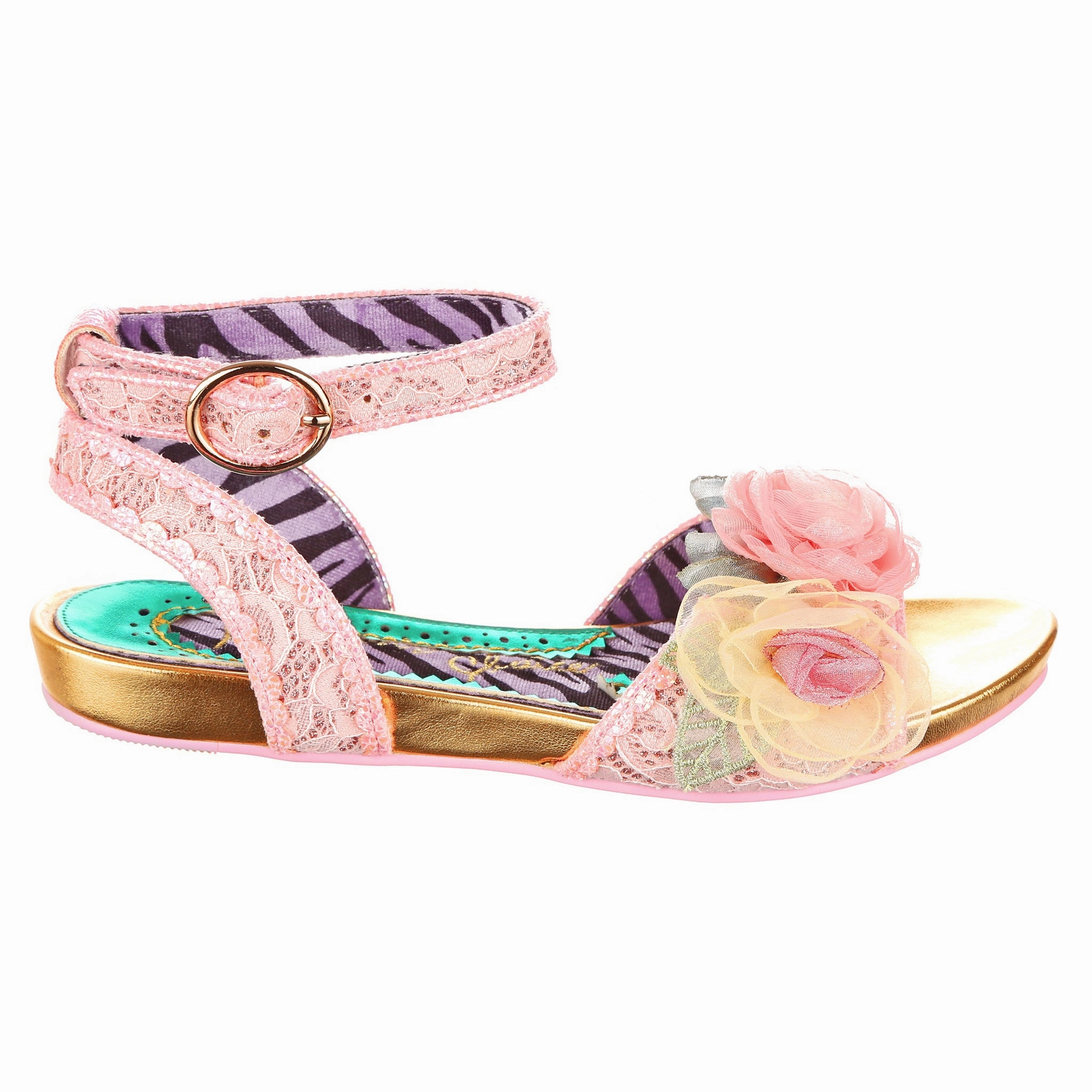 Casual Beach Sandals Strike A Rose