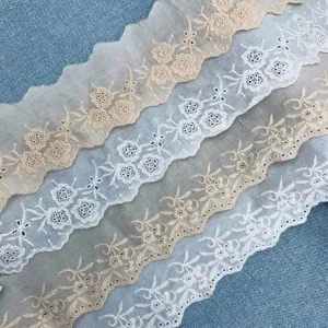 OEKO-TEX BSCI Embroidery lace NFD12A287