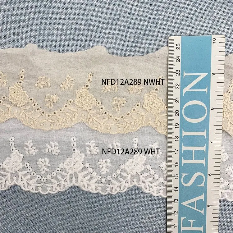 OEKO-TEX BSCI Embroidery lace NFD12A287
