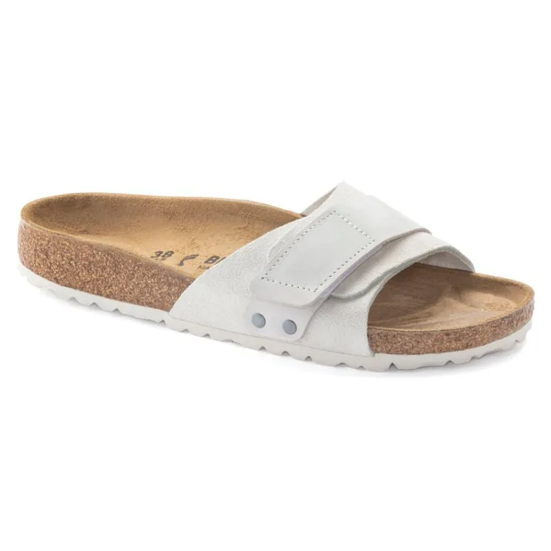 Oita Suede Leather Antique White
