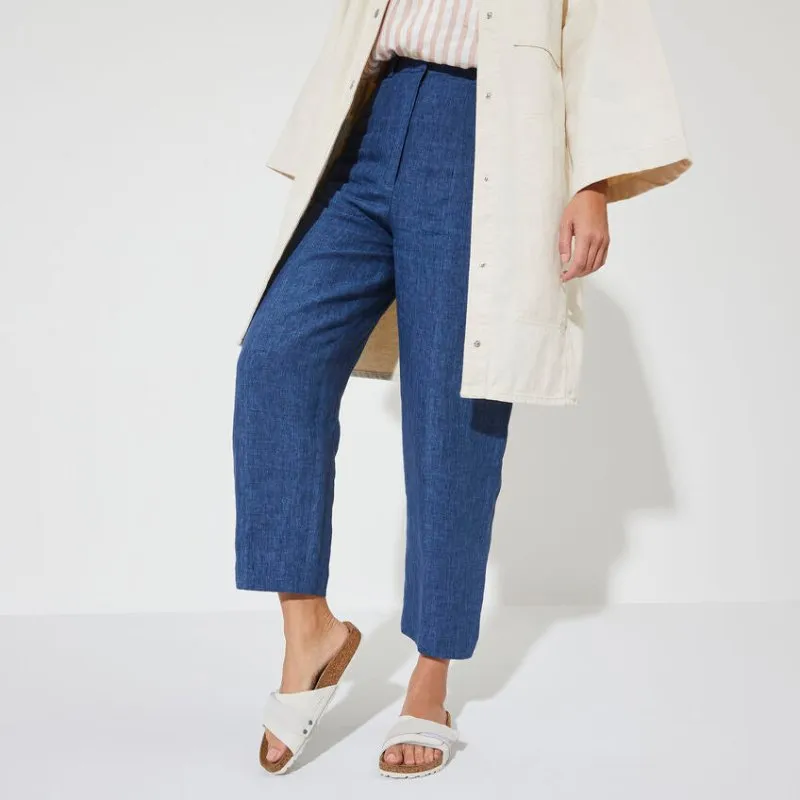 Oita Suede Leather Antique White