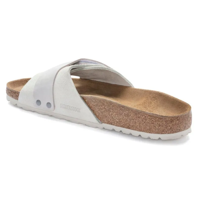 Oita Suede Leather Antique White