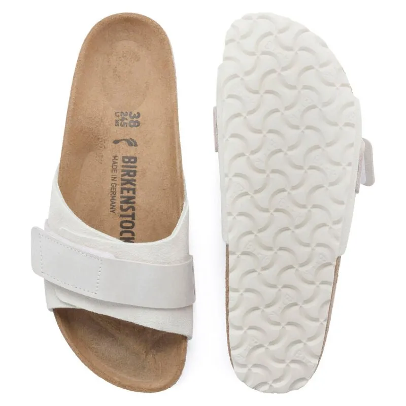 Oita Suede Leather Antique White
