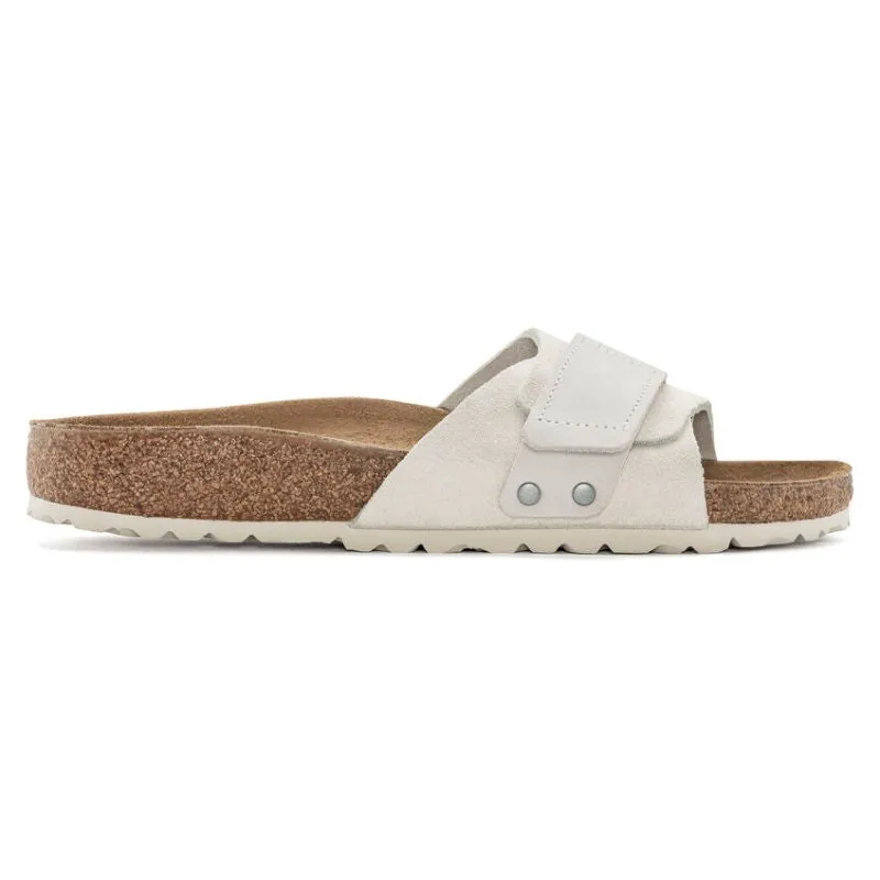 Oita Suede Leather Antique White