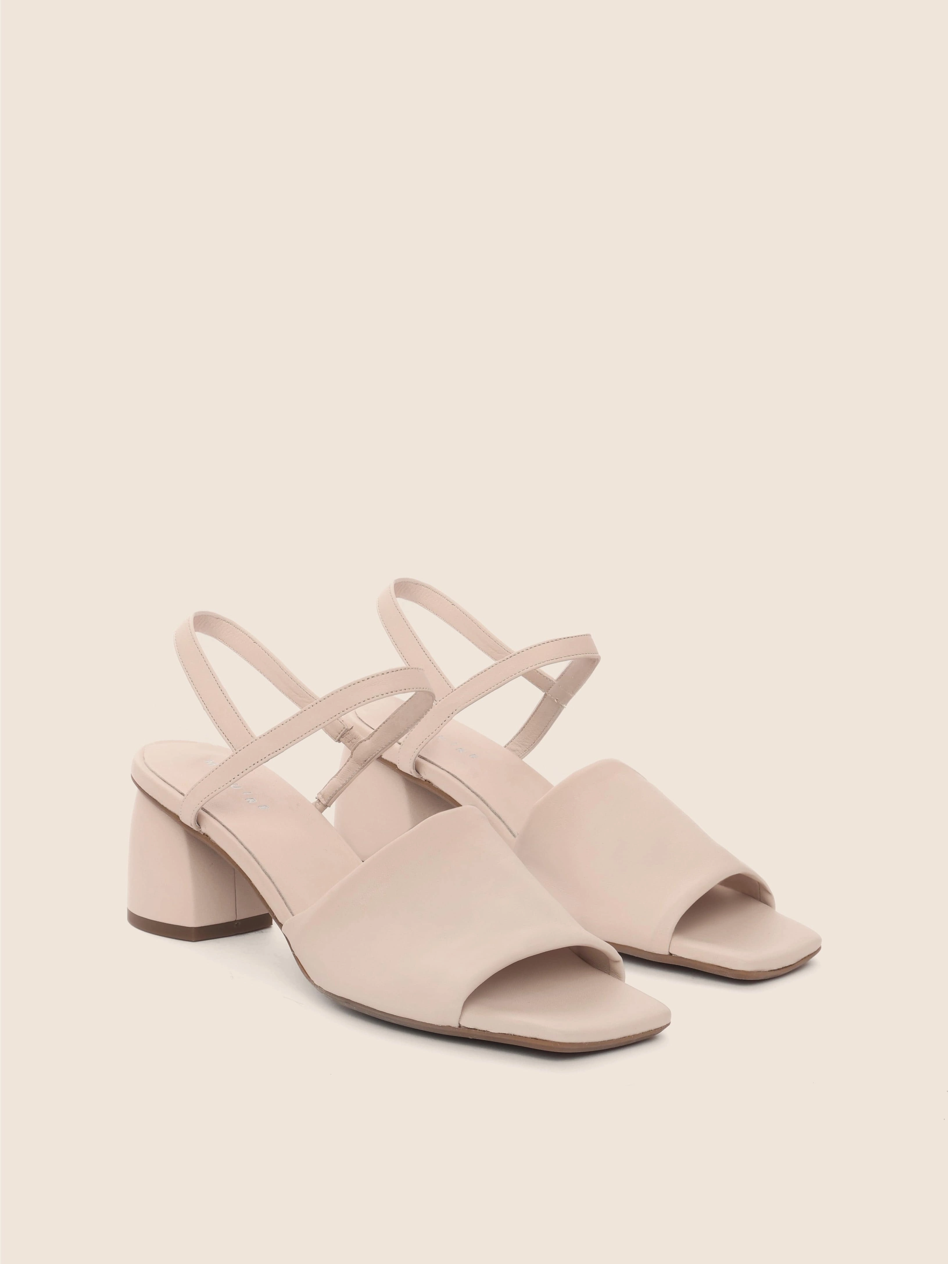 Platform Heel Premium Footwear Oliva Cream Heel