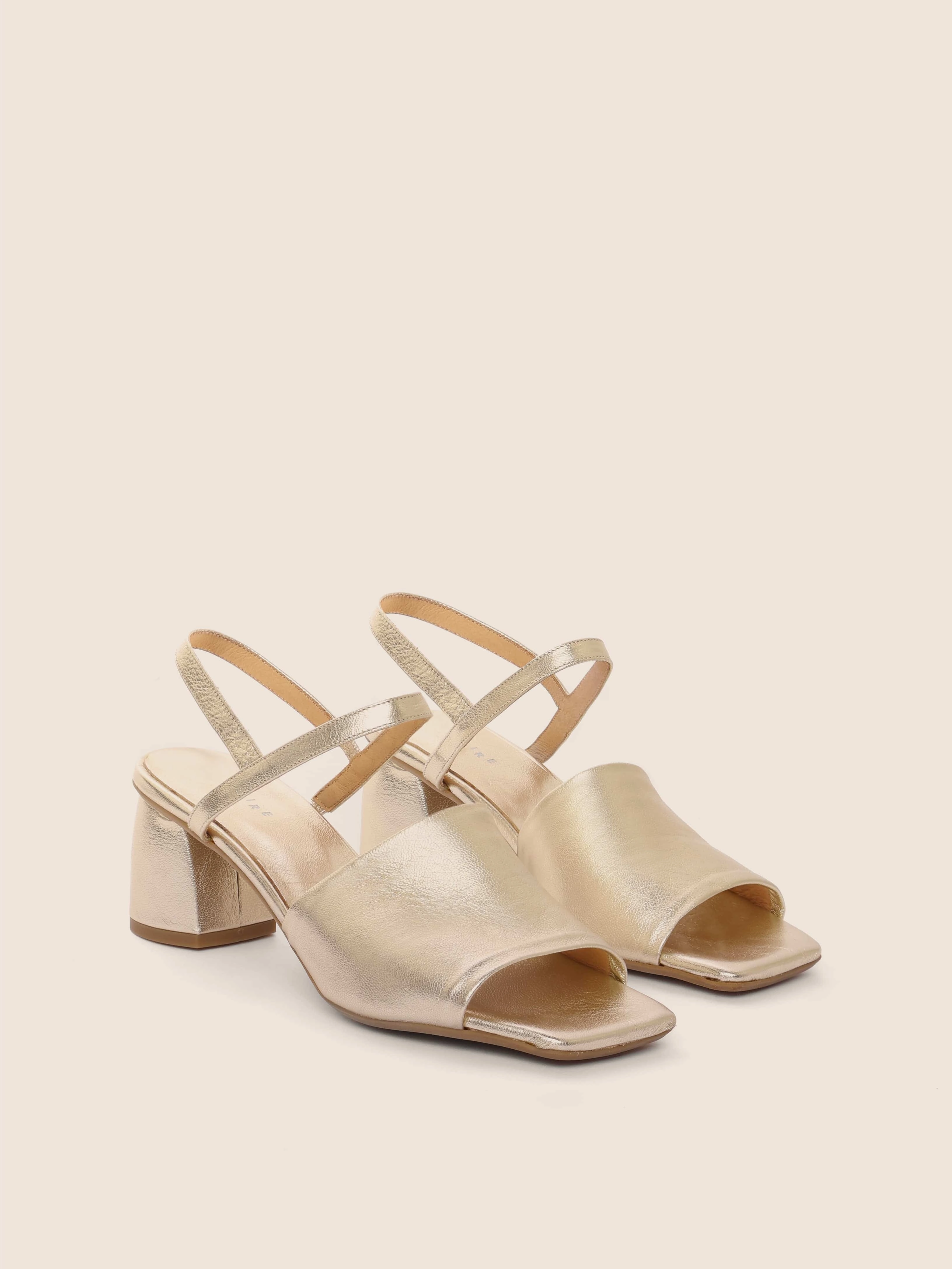 Oliva Gold Heel Gala Glam