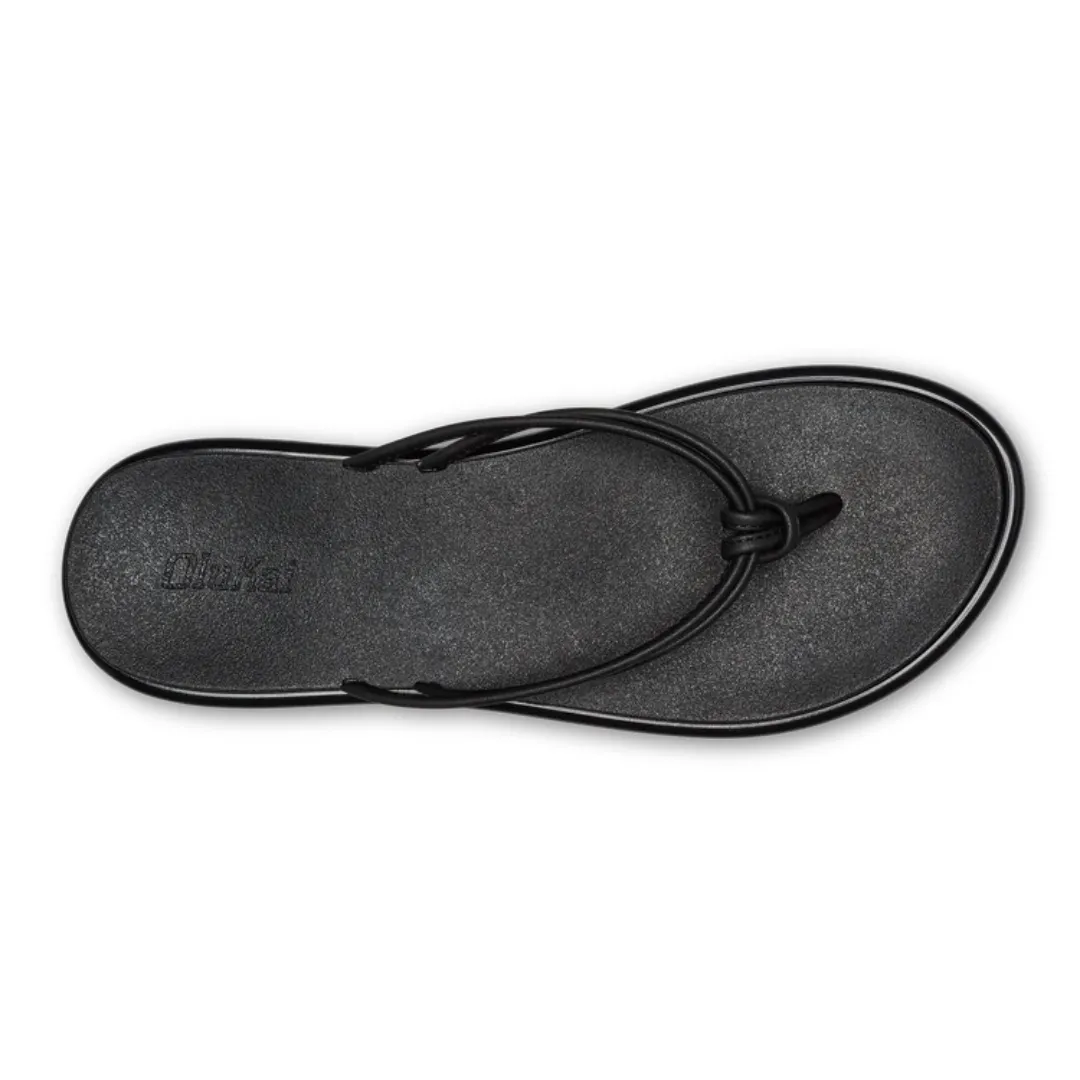 Olukai 'Aka Flip Flops - Black