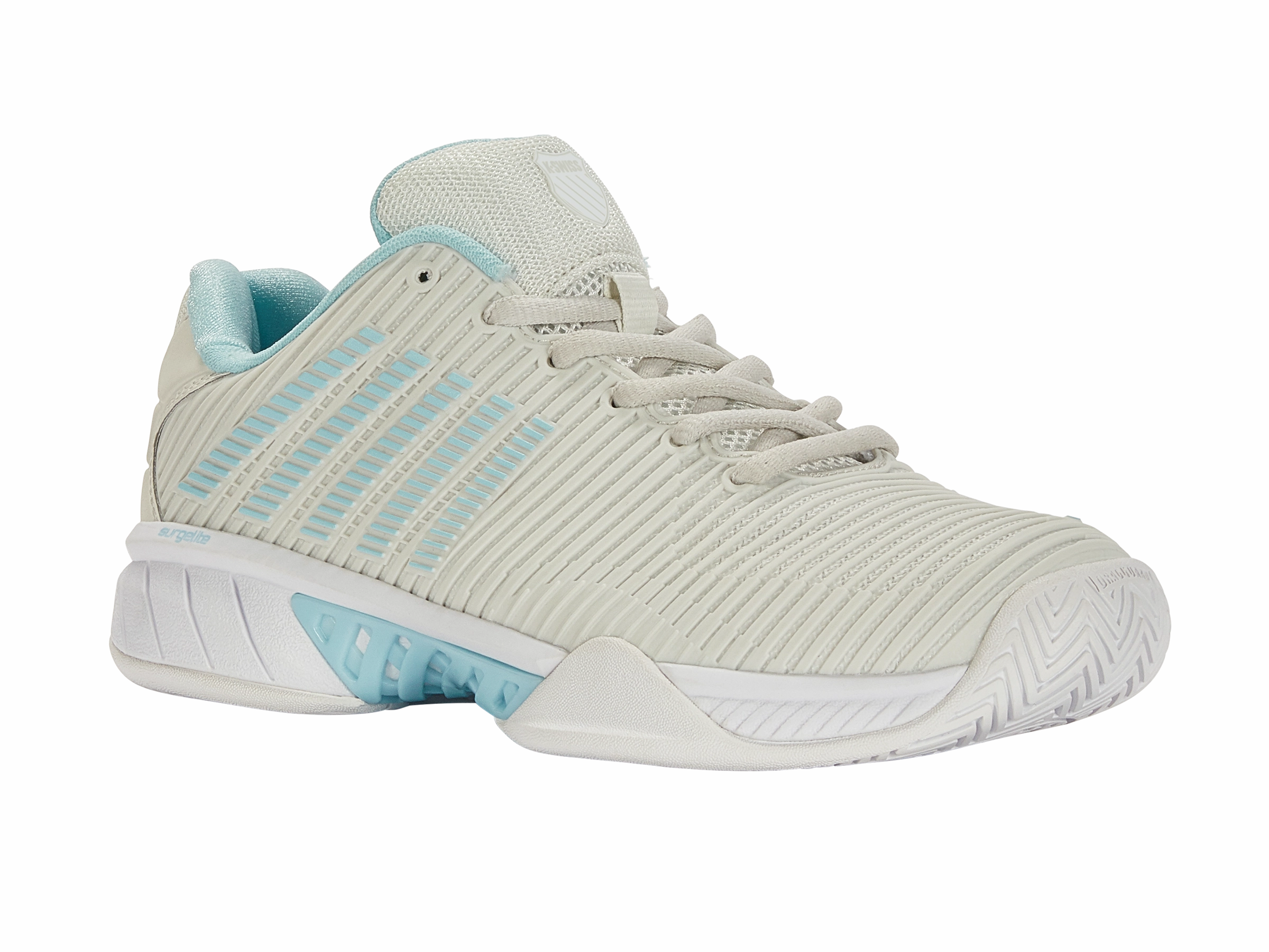 96613-089-M | HYPERCOURT EXPRESS 2 | VAPOROUS GRAY/WHITE/BLUE GLOW Dad Style Soul Walk