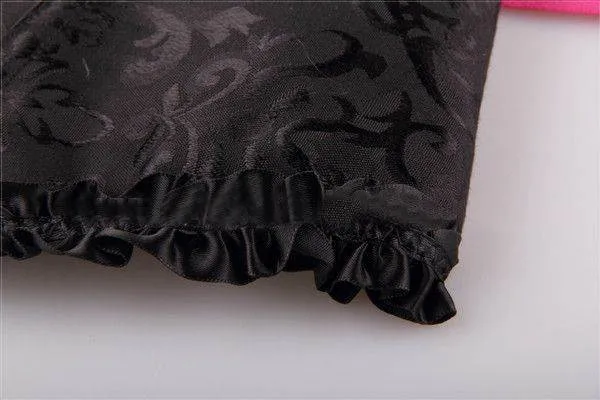 Online Sexy Silvery Floral Corset Top WITH FARAWLAYA