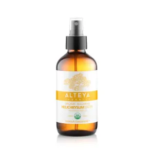 ORGANIC BULGARIAN HELICHRYSUM WATER 240 ML – AMBER GLASS BOTTLE