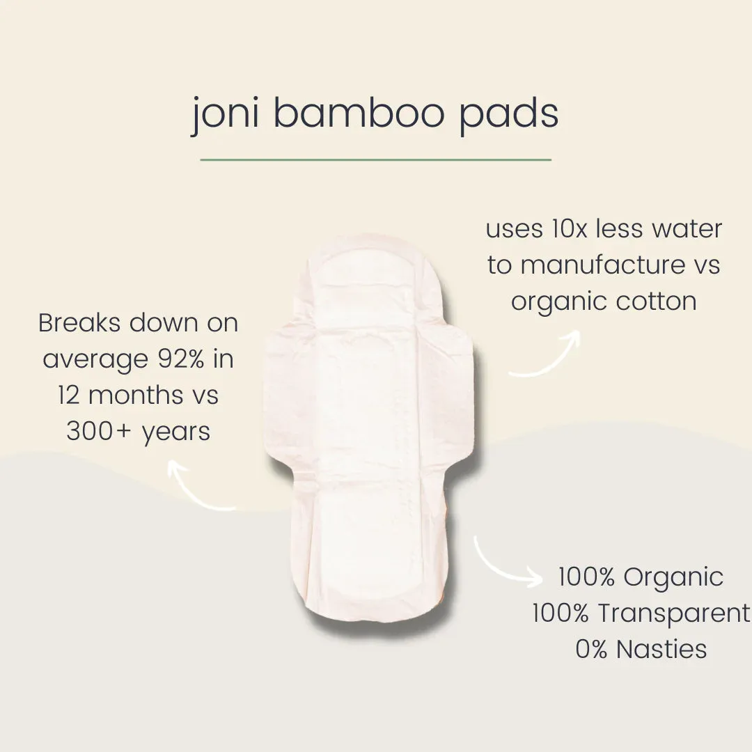 Organic Overnight Pads by Joni | 8 pads