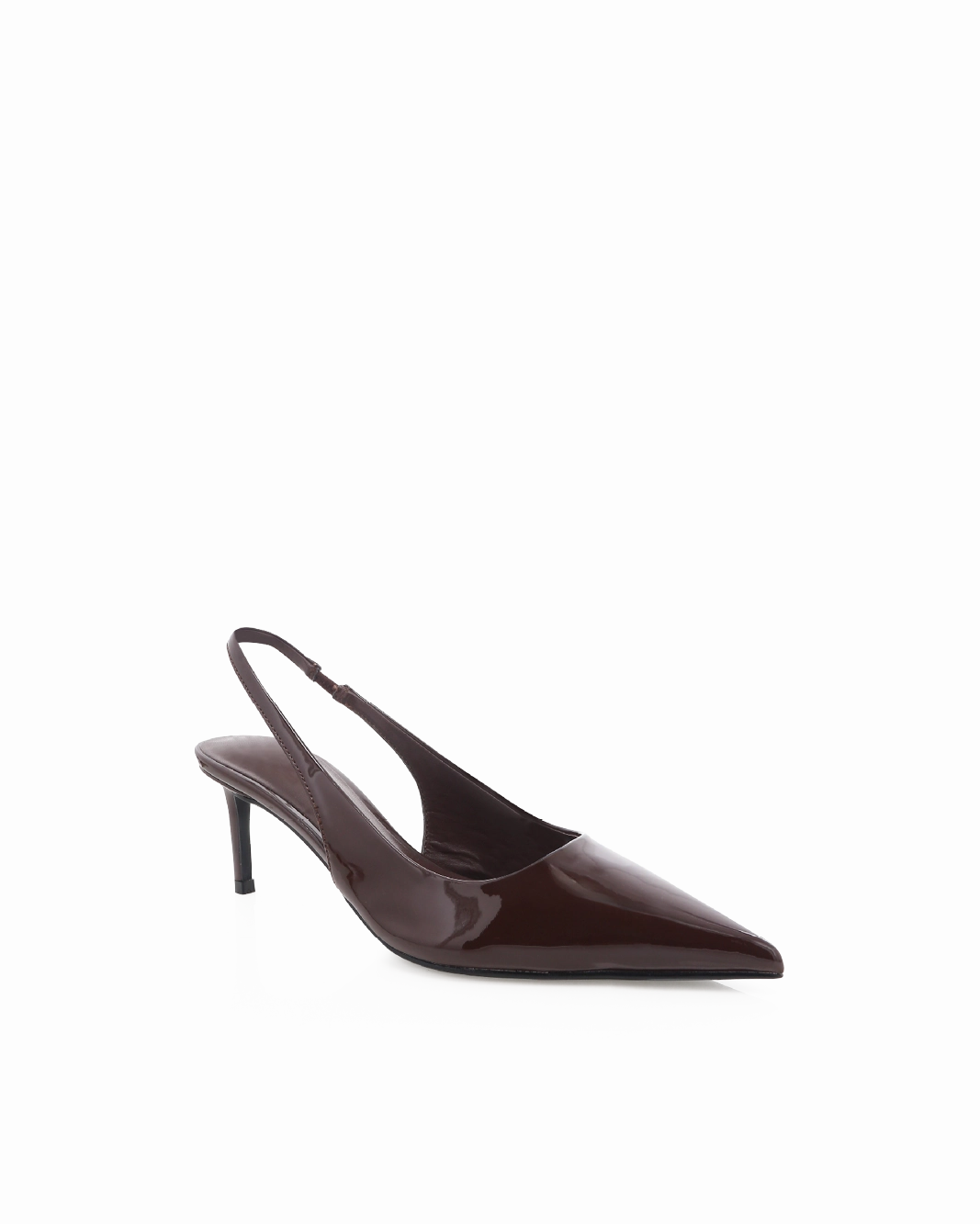OSKANNA - CHOCOLATE PATENT Weekend Outing Chic Booties