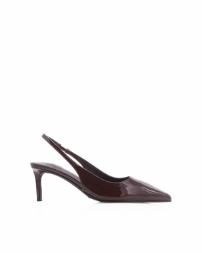 Iconic design OSKANNA - CHOCOLATE PATENT