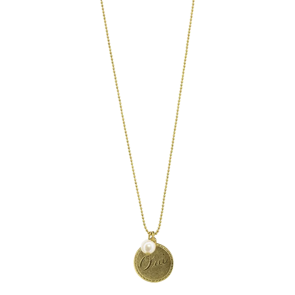 Oui Non Reversible Pendant
