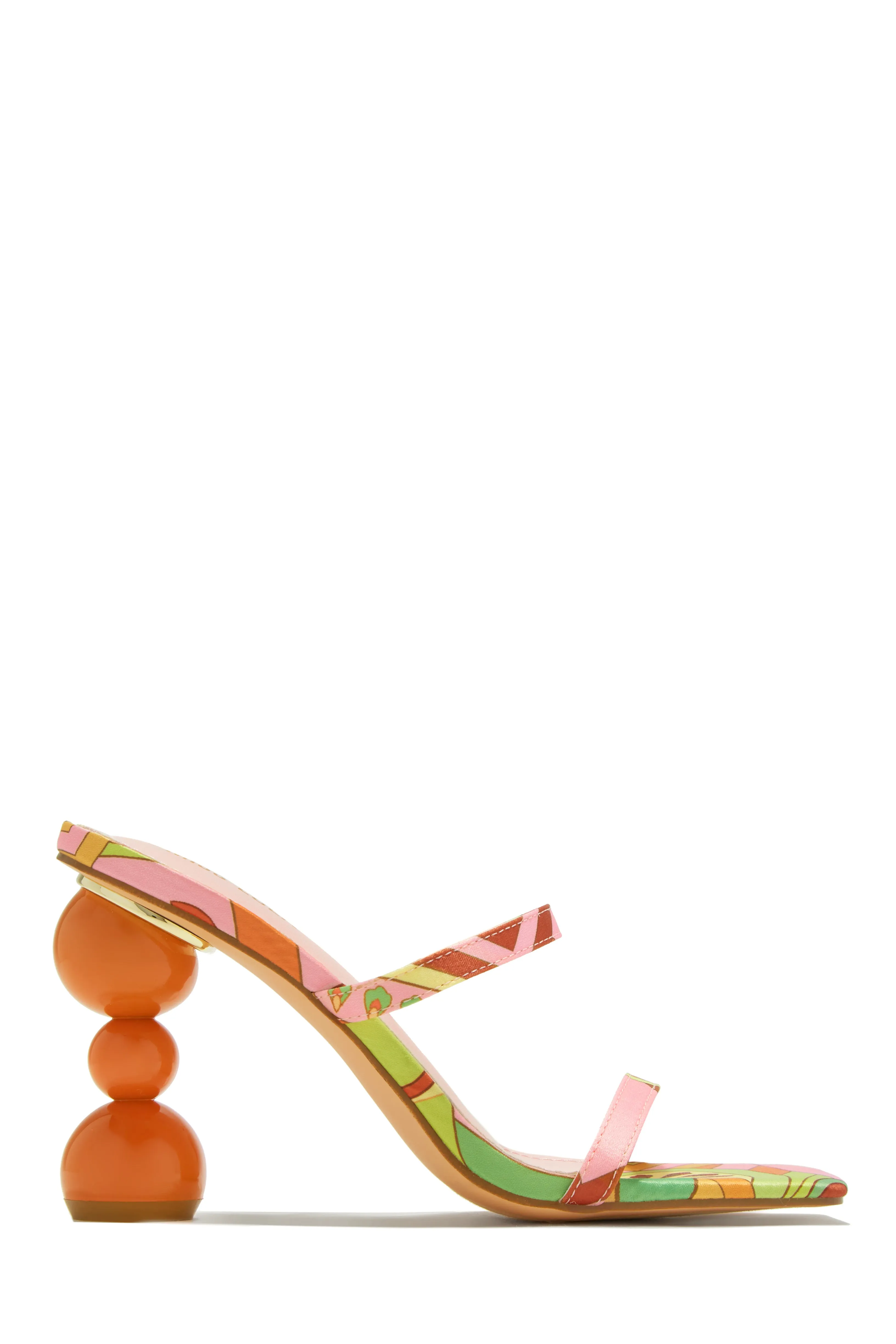 Out Tonight High Heel Mules - Nude