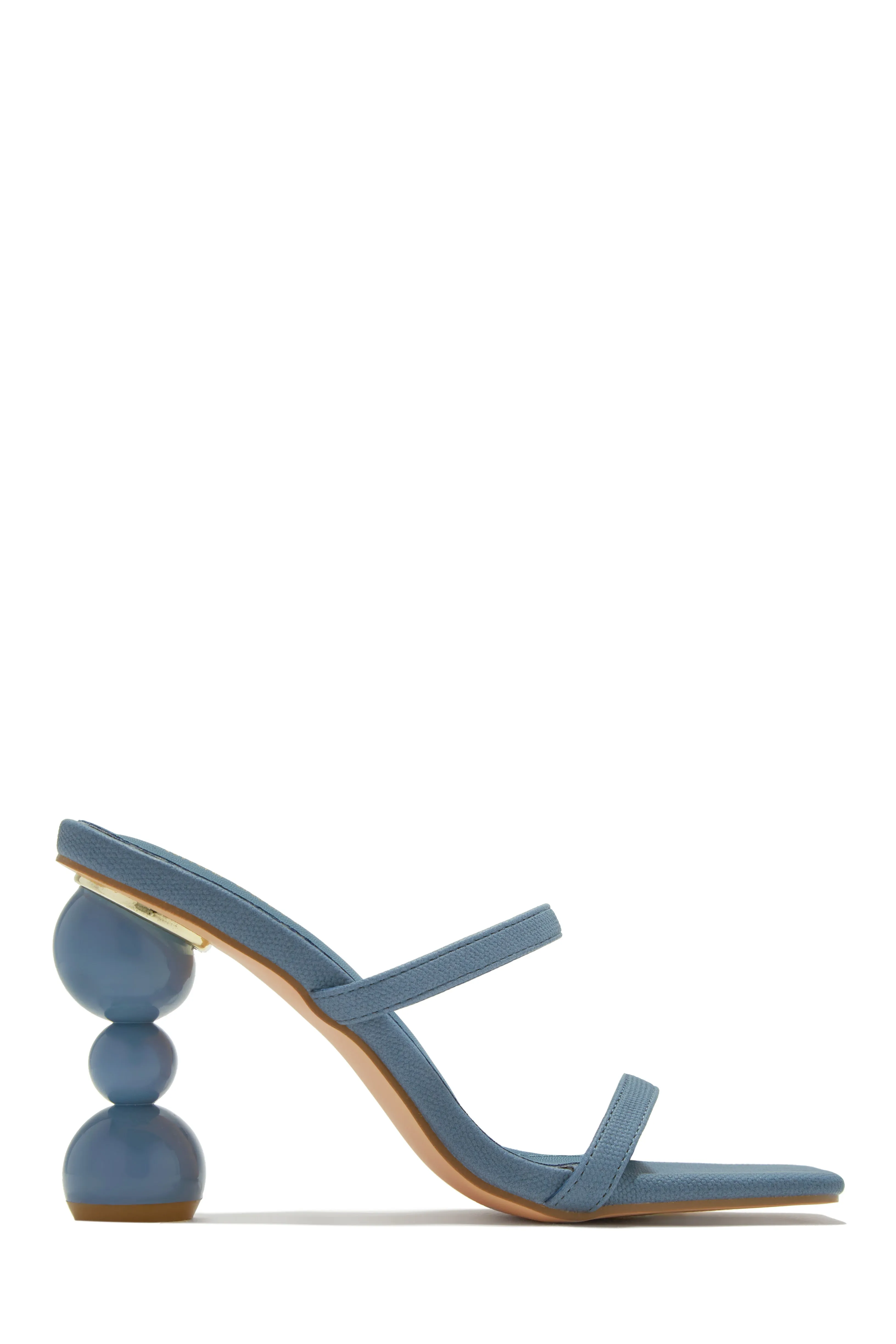 Out Tonight High Heel Mules - Nude