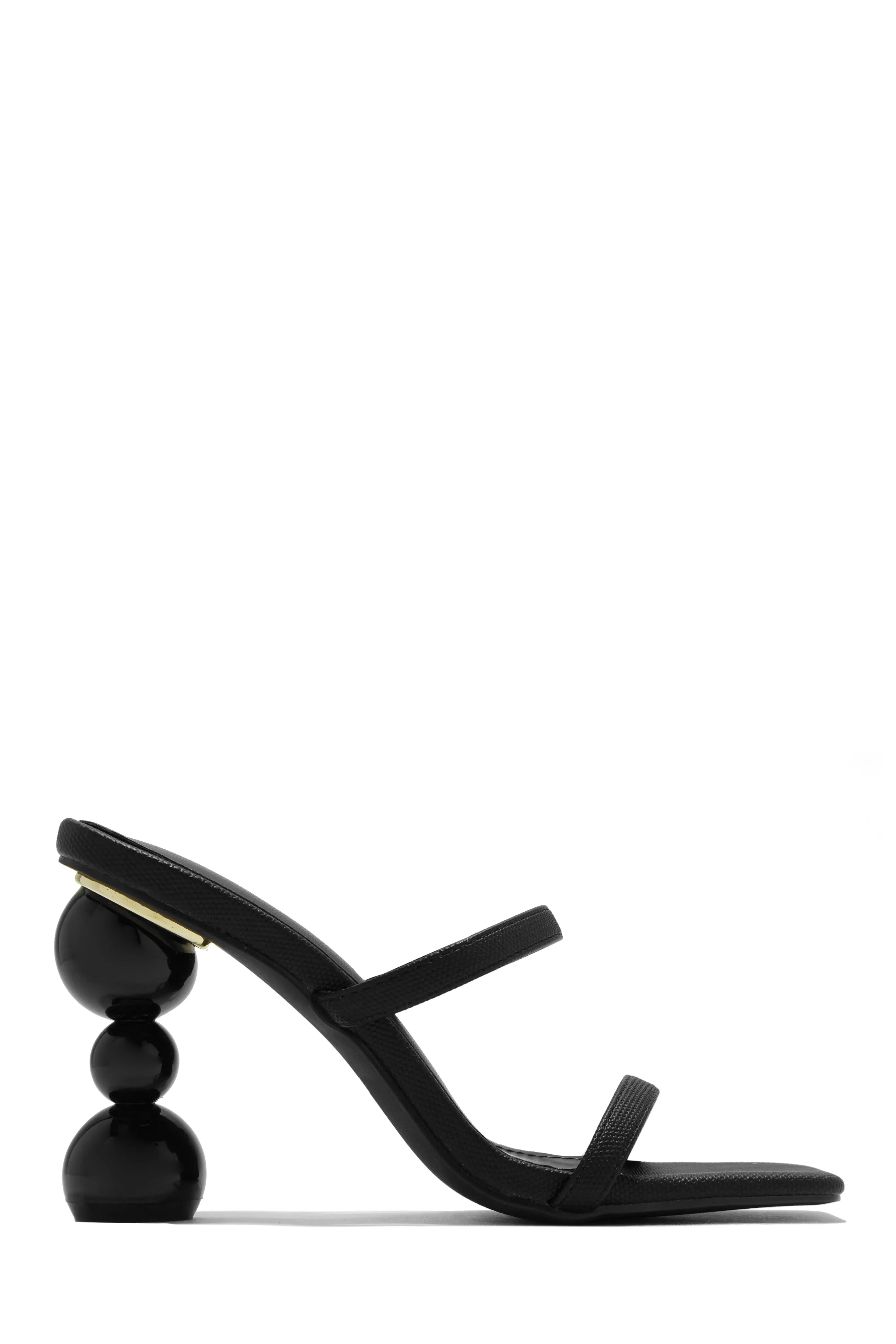 Out Tonight High Heel Mules - Nude