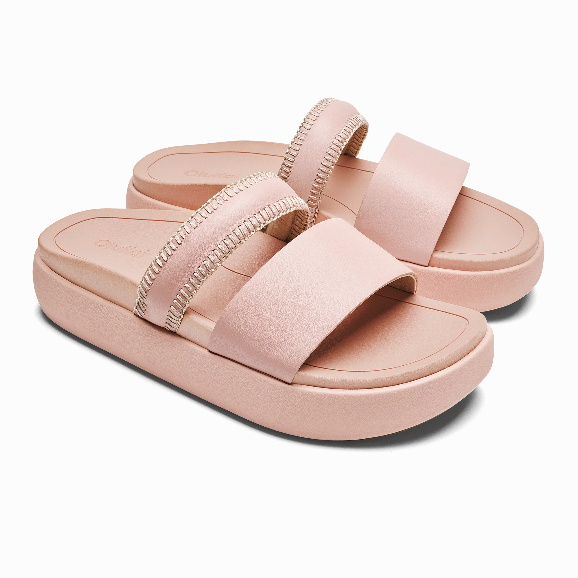 Pae - Soft Pink Comfortable beach sandals Zero Drop Platform