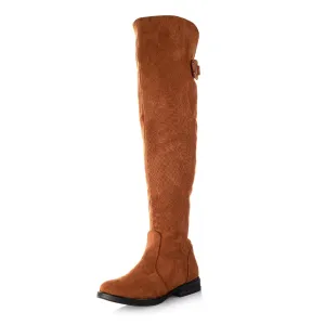 Over-the-Knee Suede Boots