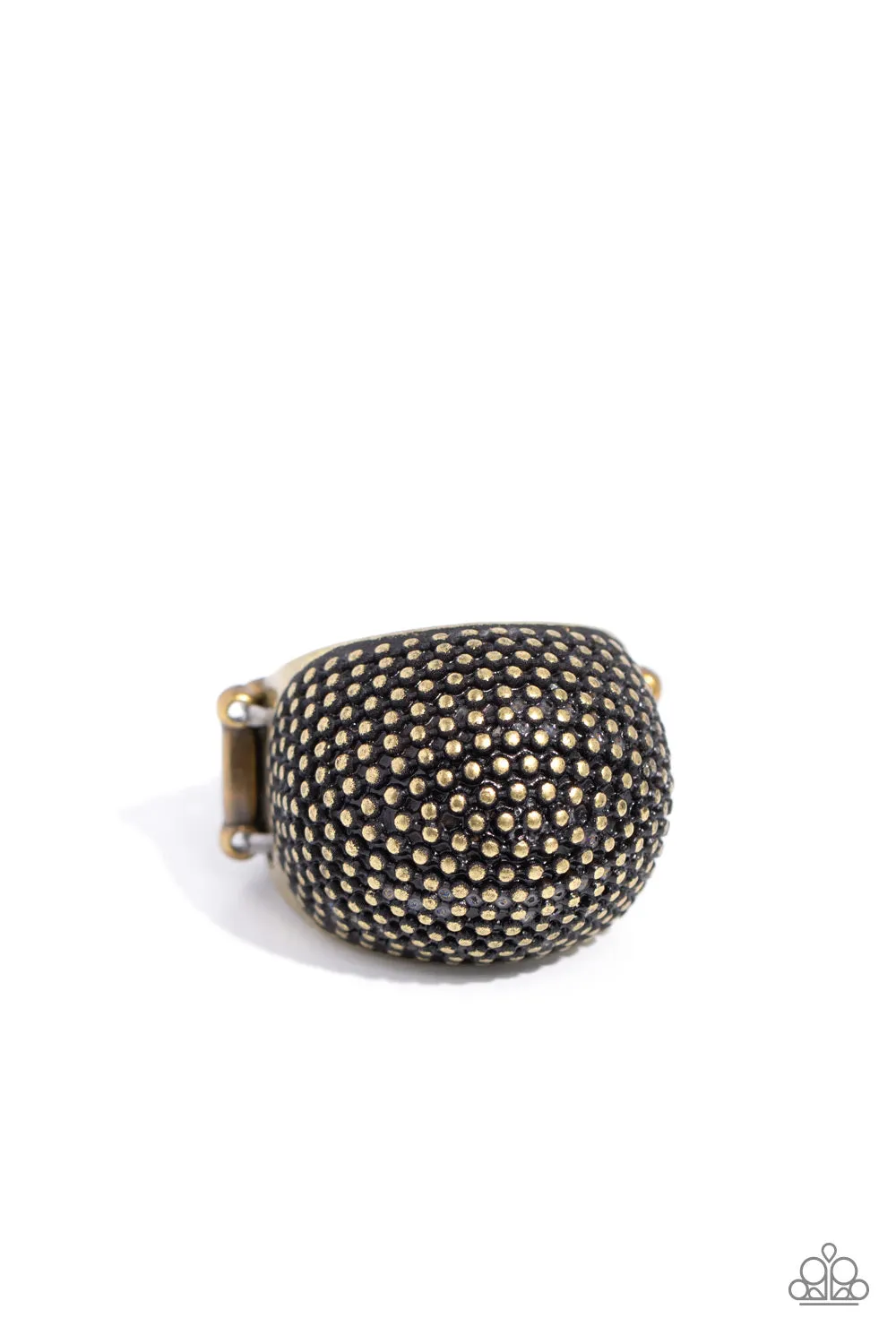 Packed Up - Brass Paparazzi Accessories